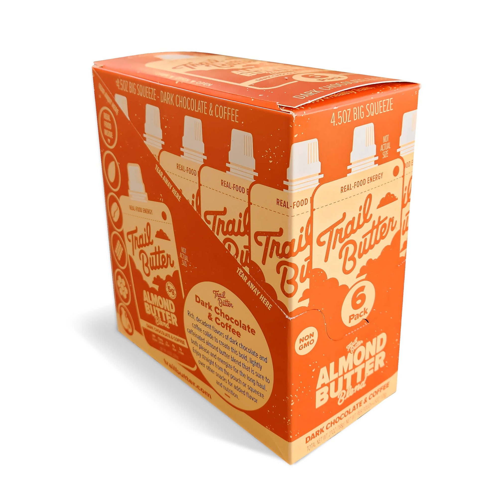 Trail Butter - Almond Butter - Dark Chocolate & Coffee - 4.5 oz
