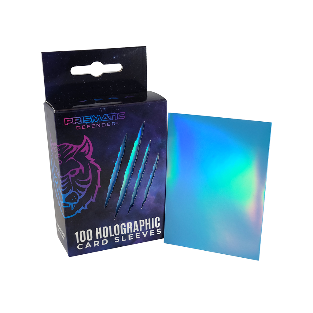 Prismatic Defender® - Holographic Card Sleeves - 3 Foil Designs - Dark Green / Oracle