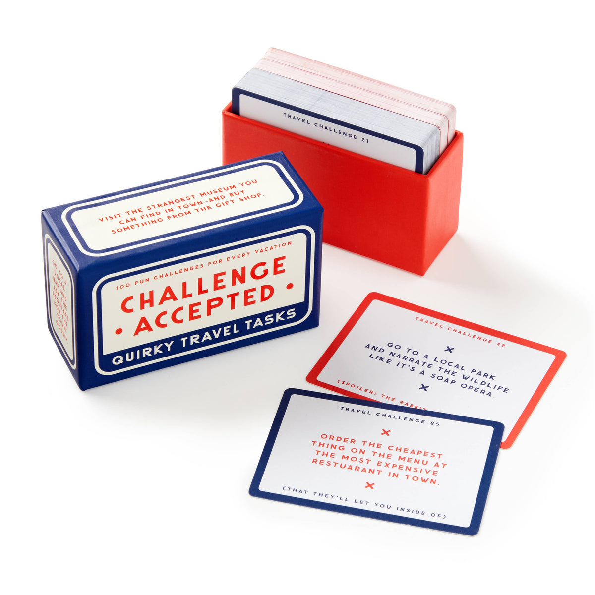 Challenge Accepted - Quirky Travel Tasks Card Deck