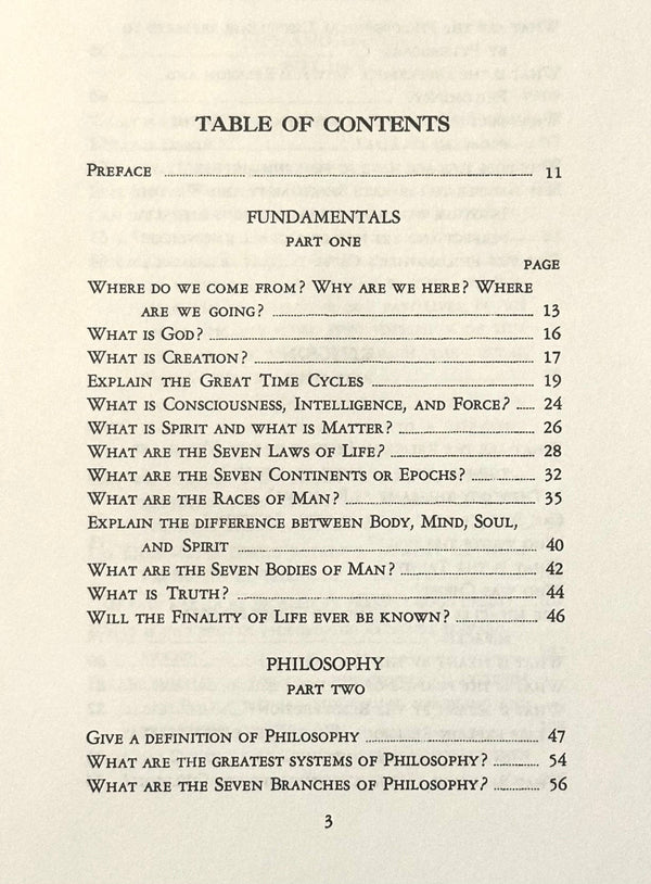 Questions & Answers: Fundamentals of the Esoteric Sciences by Manly P. Hall