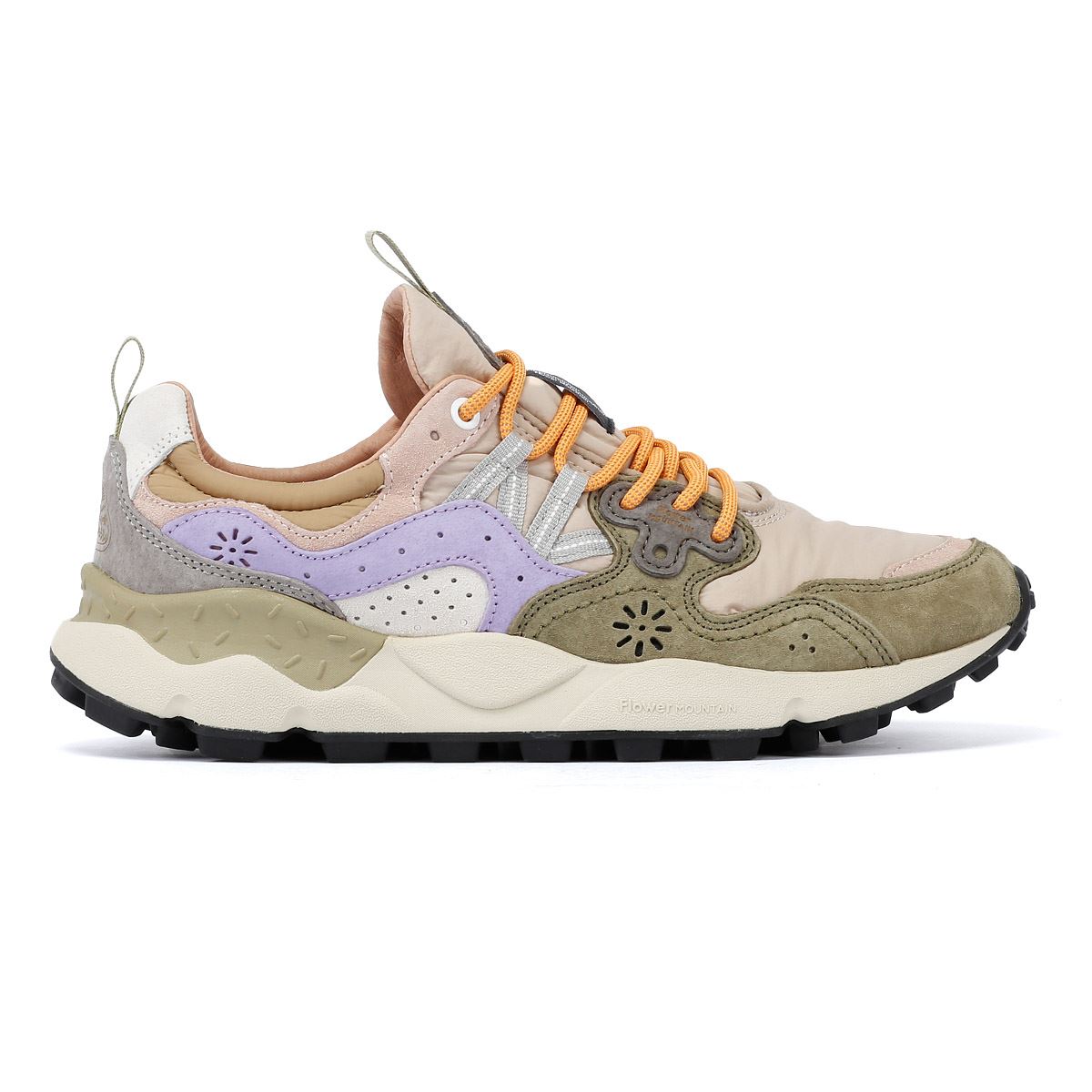 Flower Mountain - Yamano 3 Uni Suede/Nylon (Militare/Taupe/Violet)