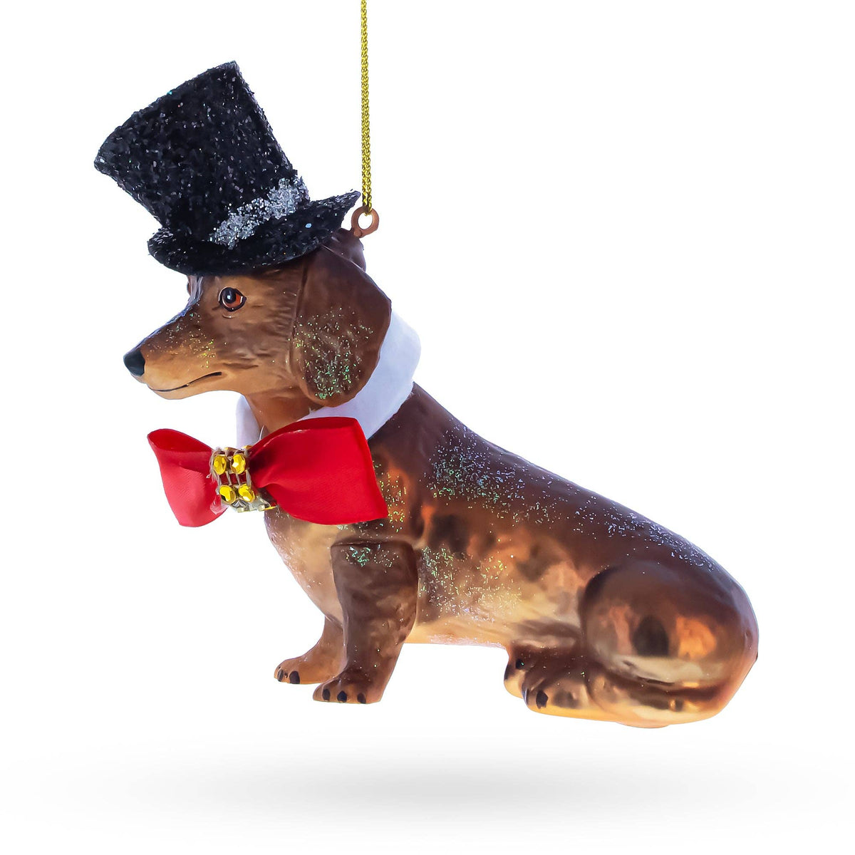 Basset Hound - Glass Ornament