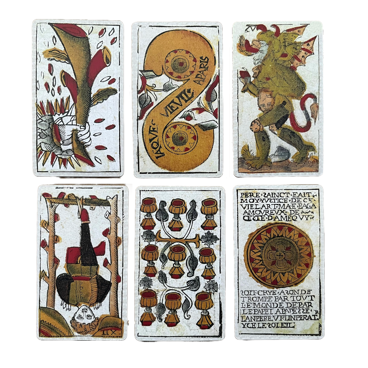 1650 Tarot de Viéville & Guide - Historic Facsimile