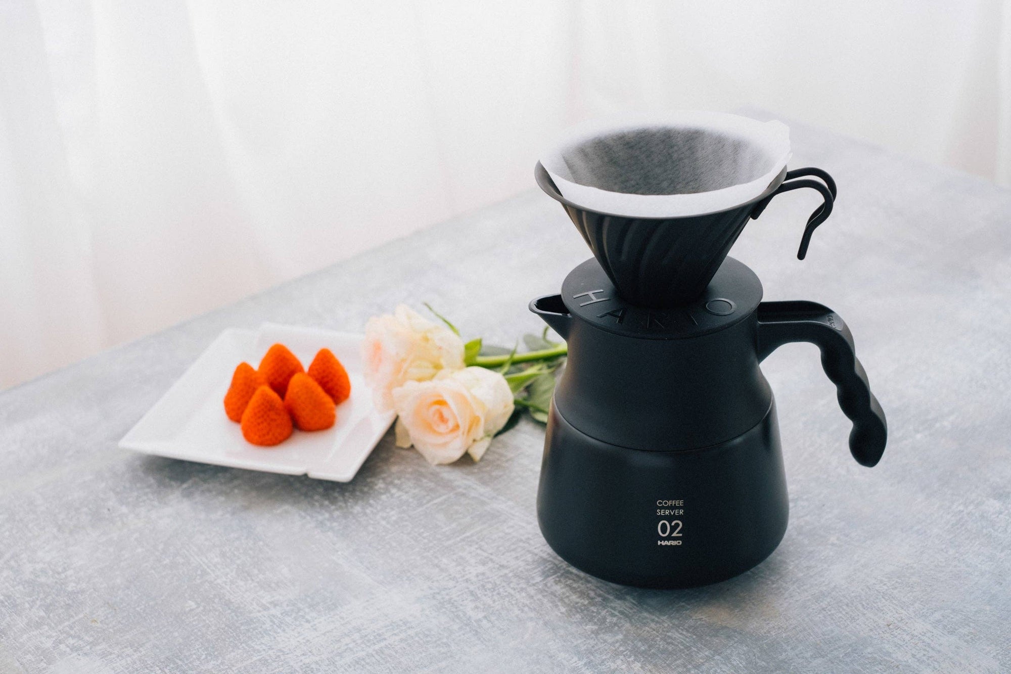 Hario- V60 Metal Coffee Dripper 02 - Silver