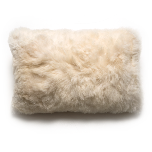 Intiearth - Alpaca Lumbar Pillow - Crema