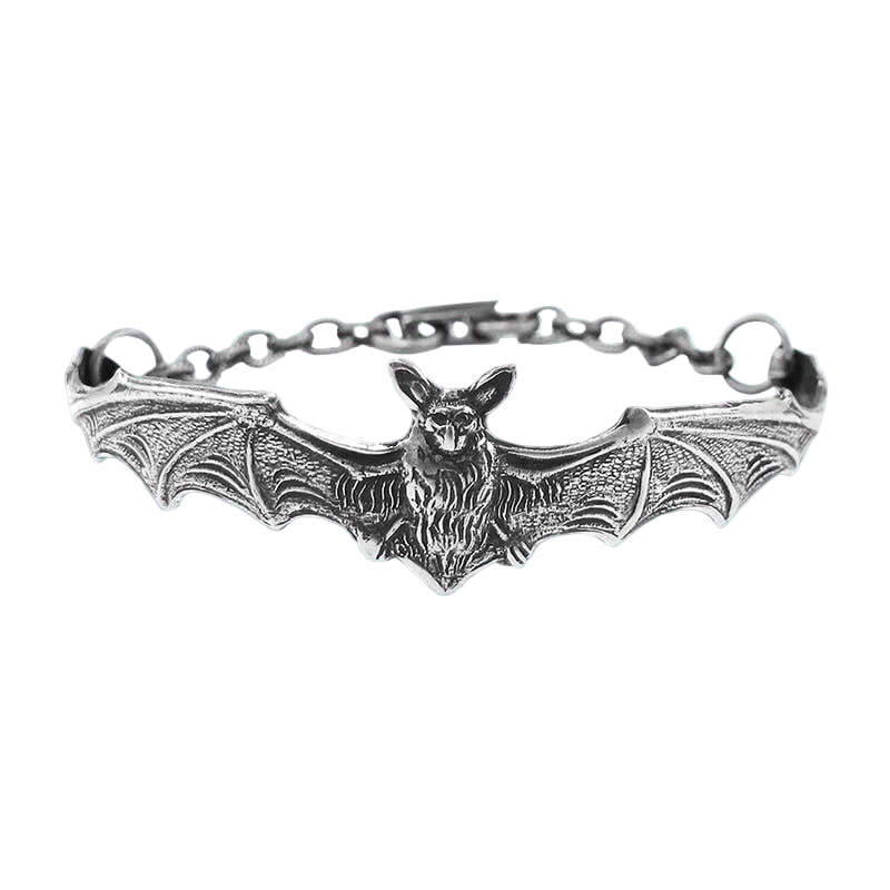 Silver Bat Bracelet