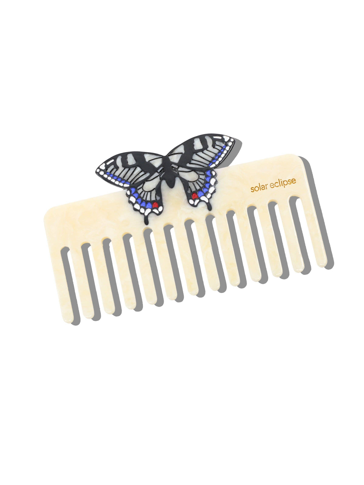 Solar Eclipse - Detangling Comb - Swallowtail