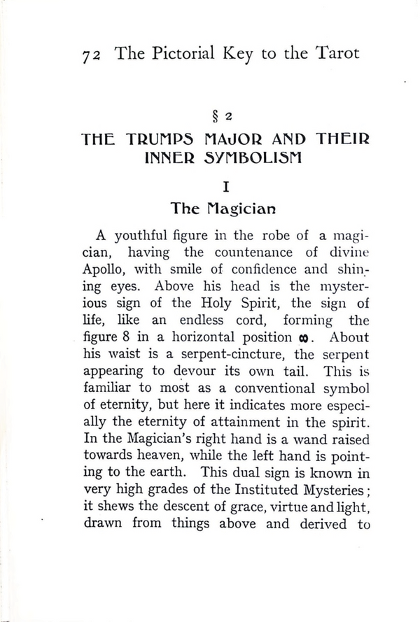 The Pictorial Key to the Tarot – 1911 Facsimile