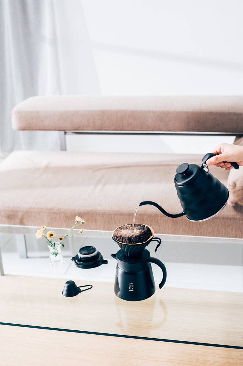 HARIO USA - V60 Metal Coffee Dripper 02: Matte Black