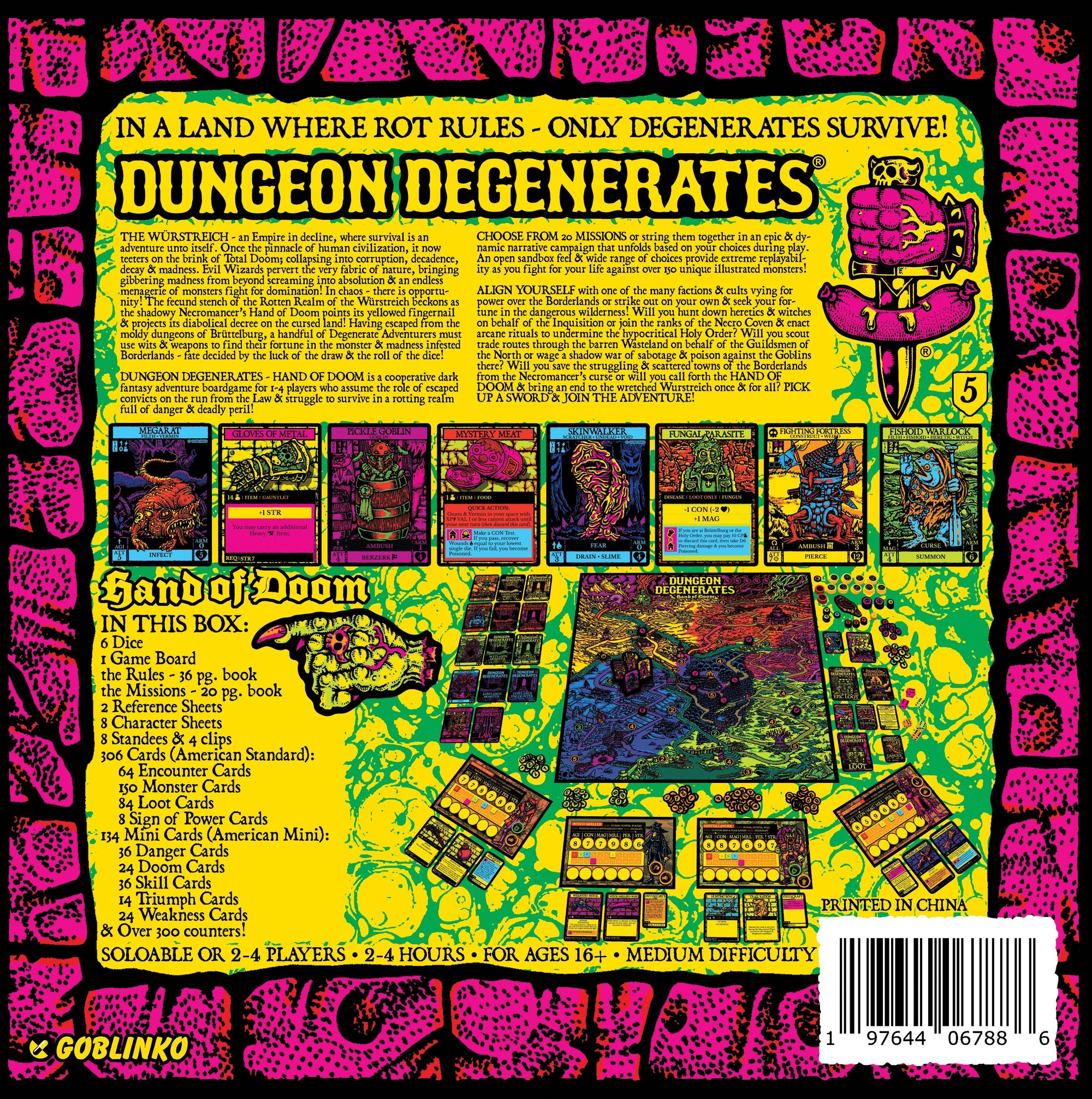 Dungeon Degenerates - Hand of Doom - Fifth Printing