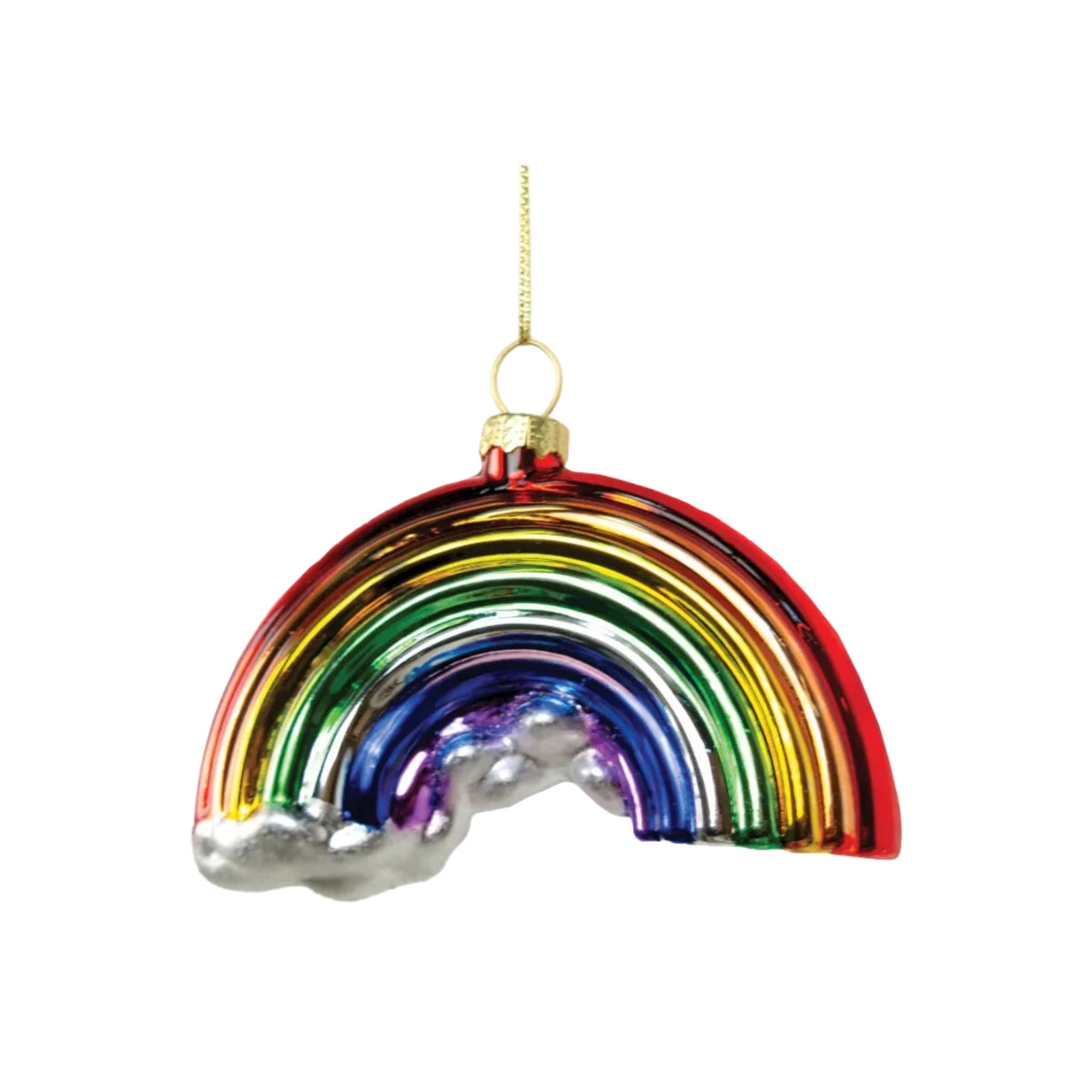 Rainbow - Glass Ornament