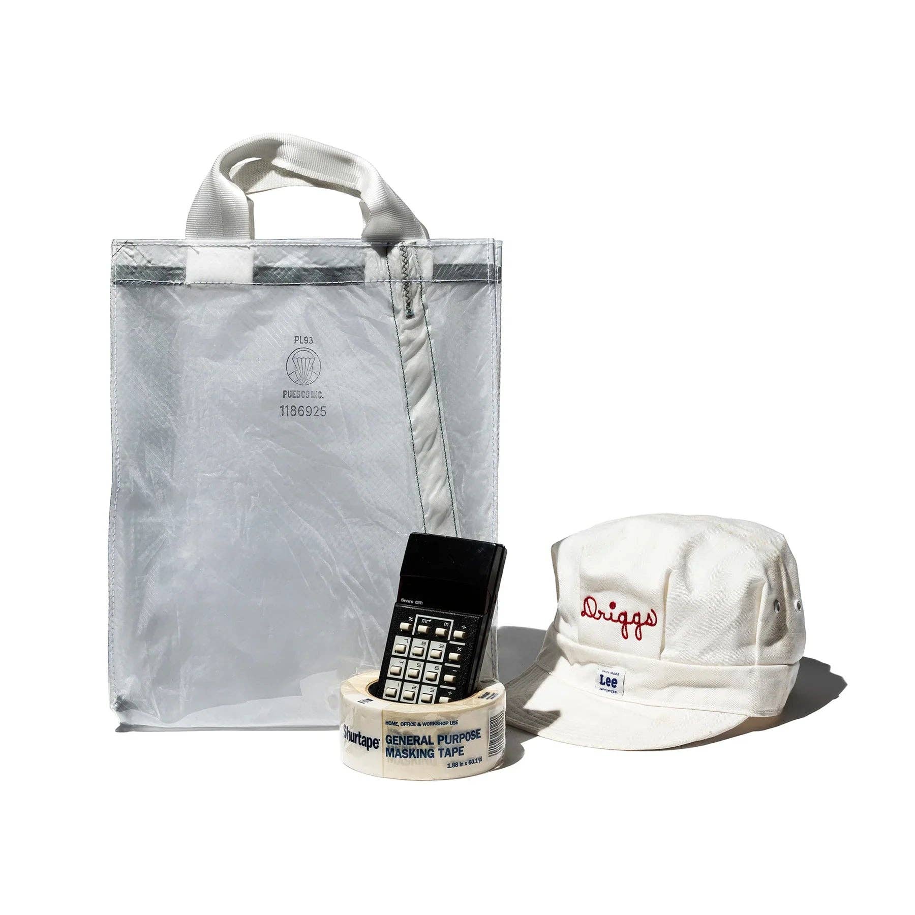 Puebco - Covered Parachute Document Bag - White