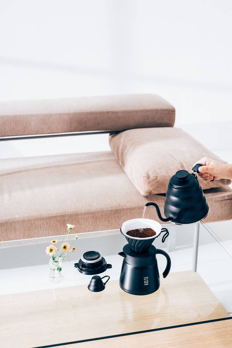 Hario- V60 Metal Coffee Dripper 02 - Silver