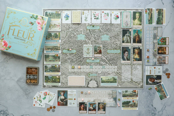 La Fleur - Board Game - Chateau Gardens in Rococo France