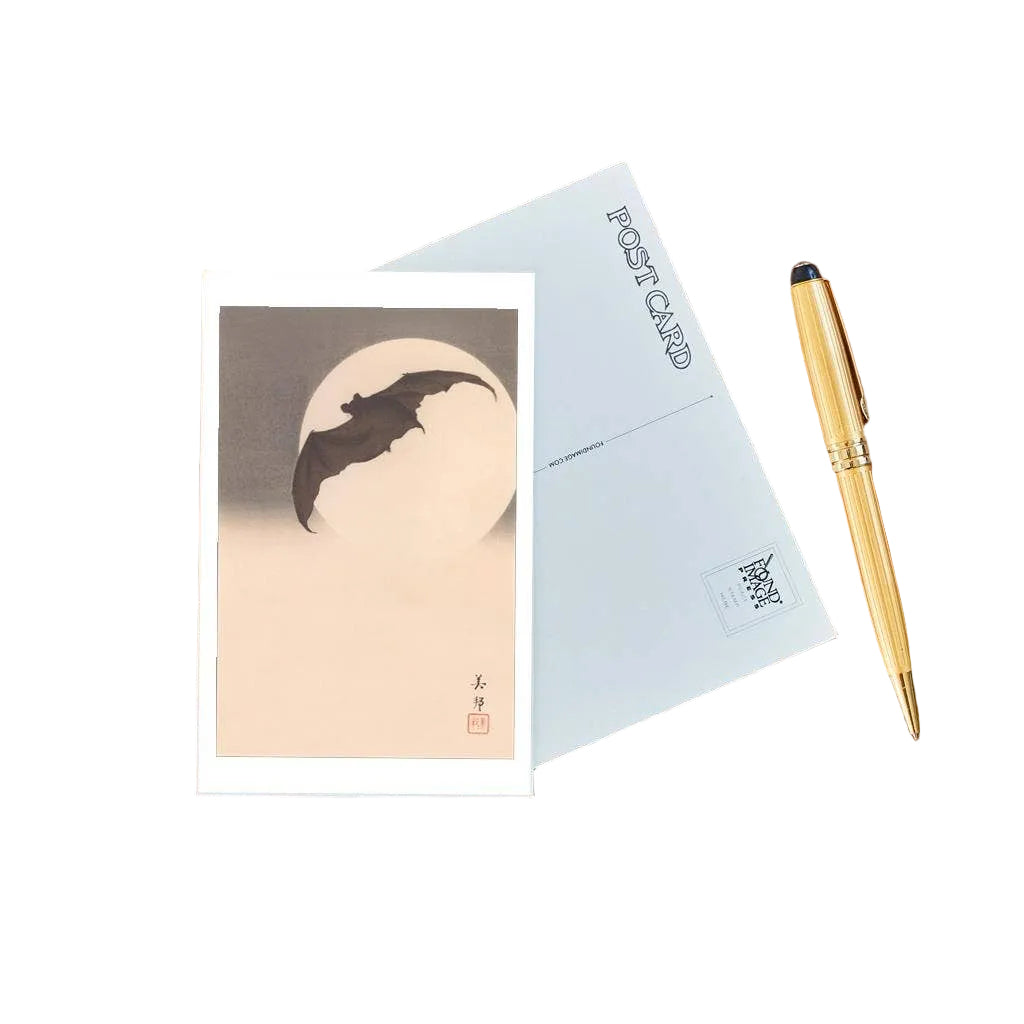 Bat by Moon - Postcard