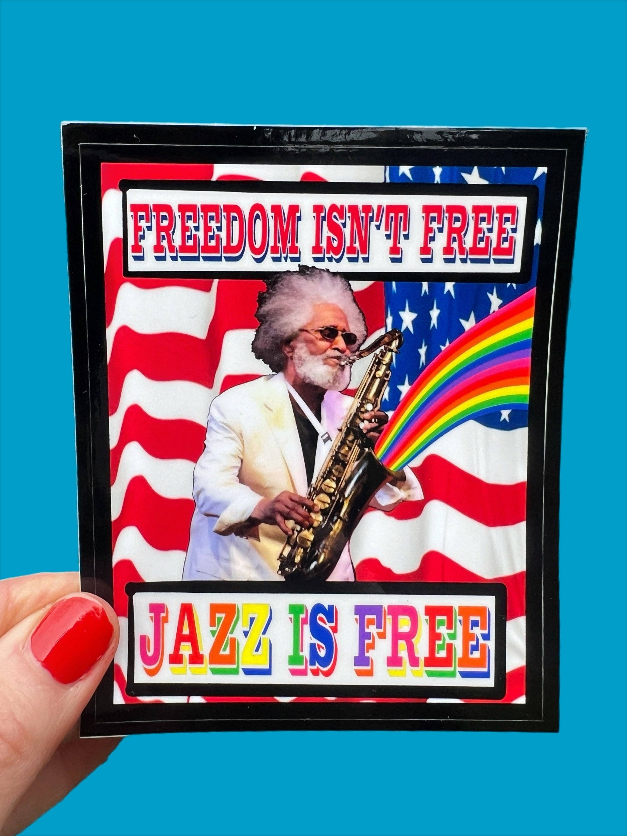 Jazz Is Free - Sonny Rollins Sticker