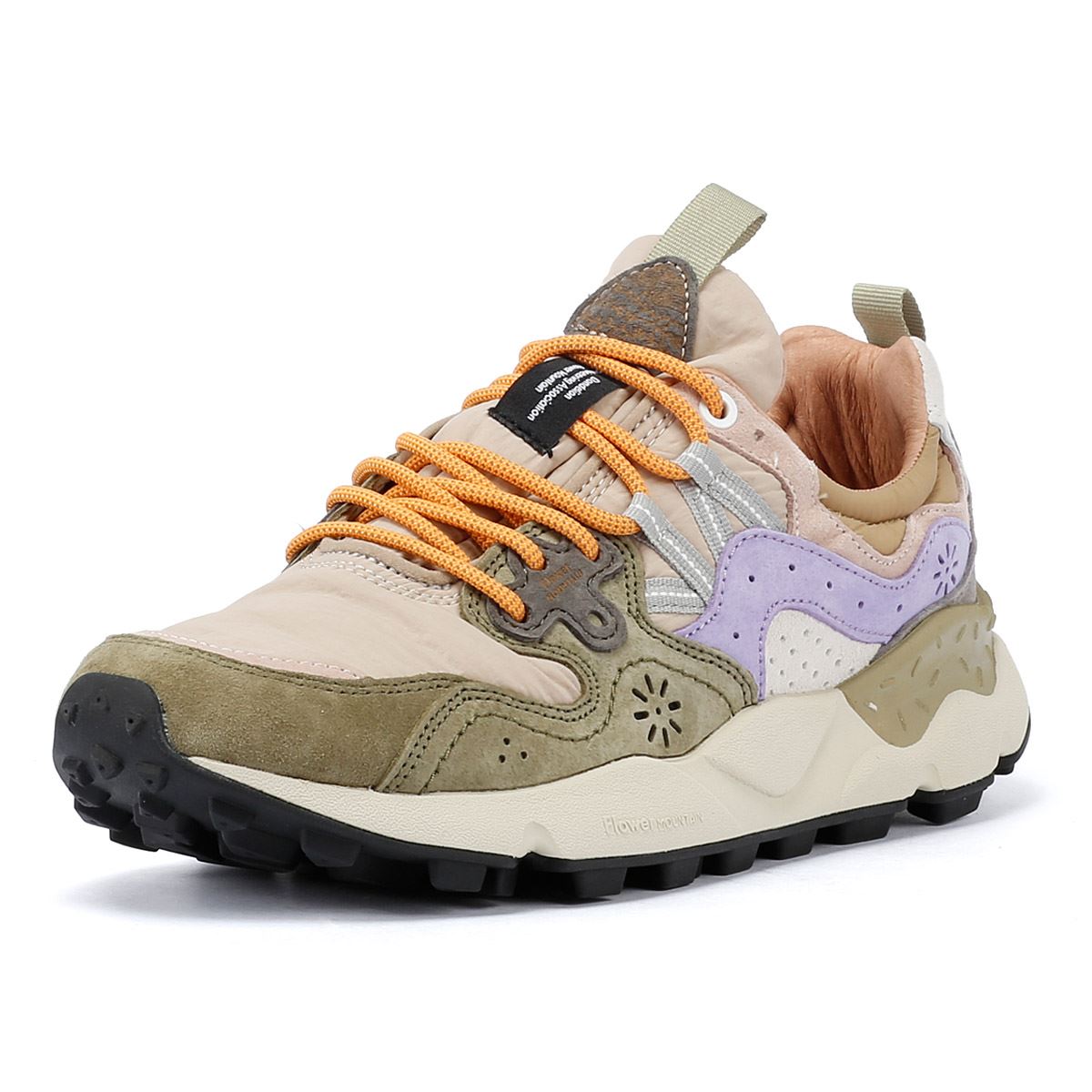 Flower Mountain - Yamano 3 Uni Suede/Nylon (Militare/Taupe/Violet)