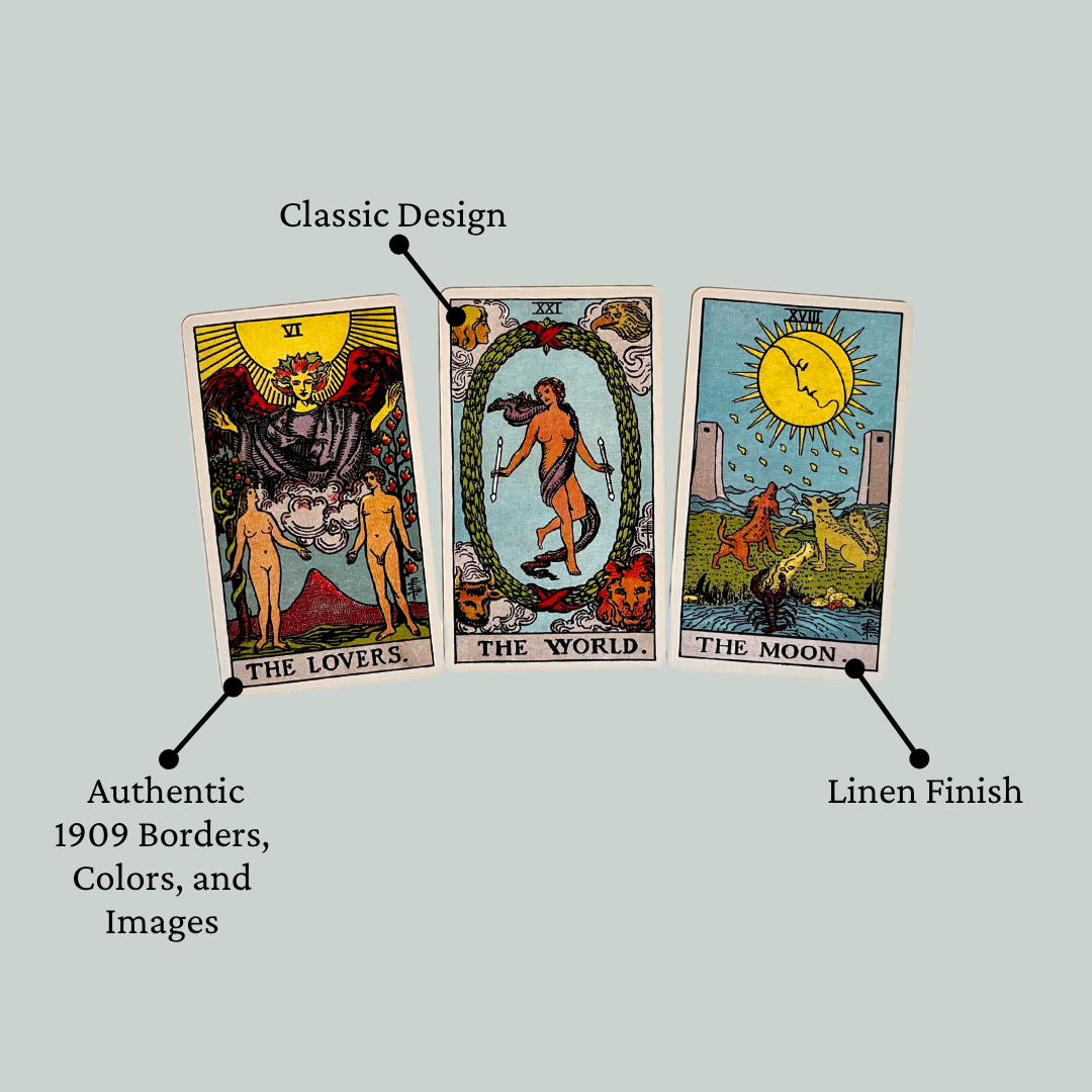 Classic 1909 Rider-Waite-Smith Tarot & Guide