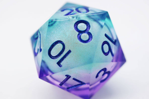 33mm Sharp Edge Liquid Core D20 - Fairy Dust