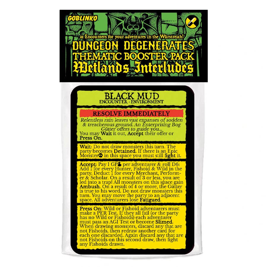 Dungeon Degenerates: Booster Pack - Wetlands Interludes
