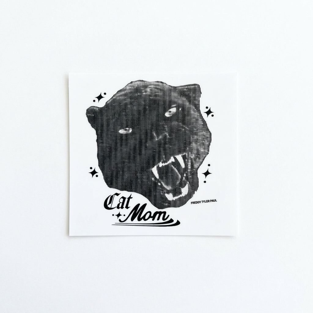 Freddy Tyler Paul - Little Sticker - 'Cat Mom'