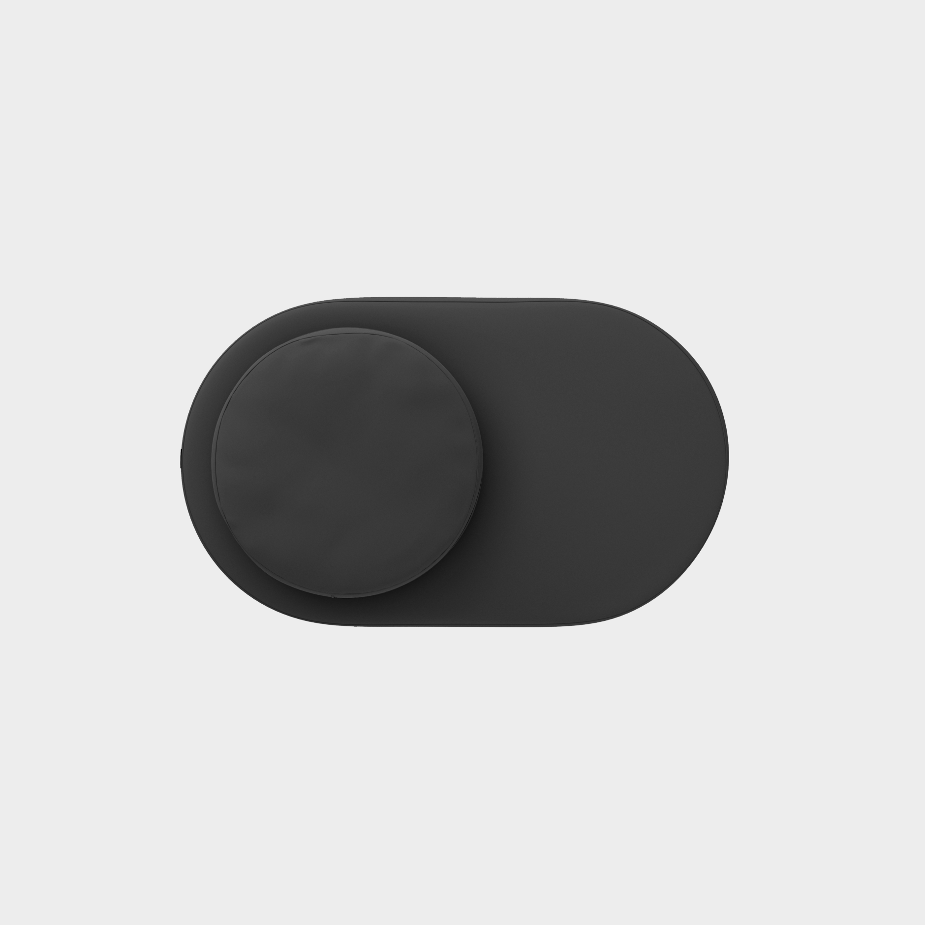 Walden - Meditation Cushion + Mat Set - Carbon Black