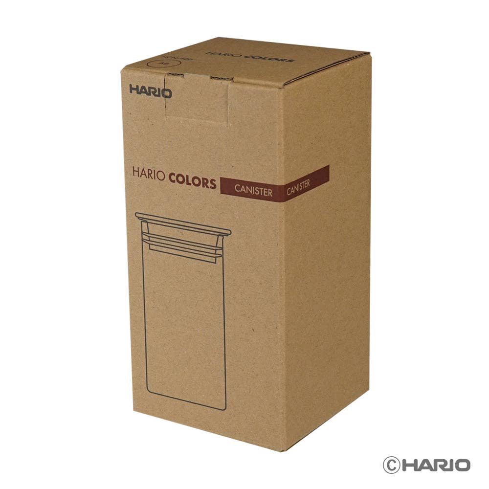 Hario - Colors Glass Series - Canister 400mL: Amber