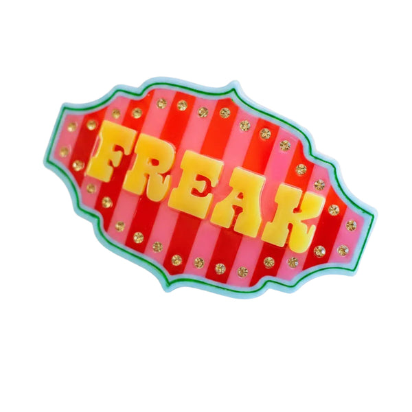 Freak Rhinestone Hair Clip