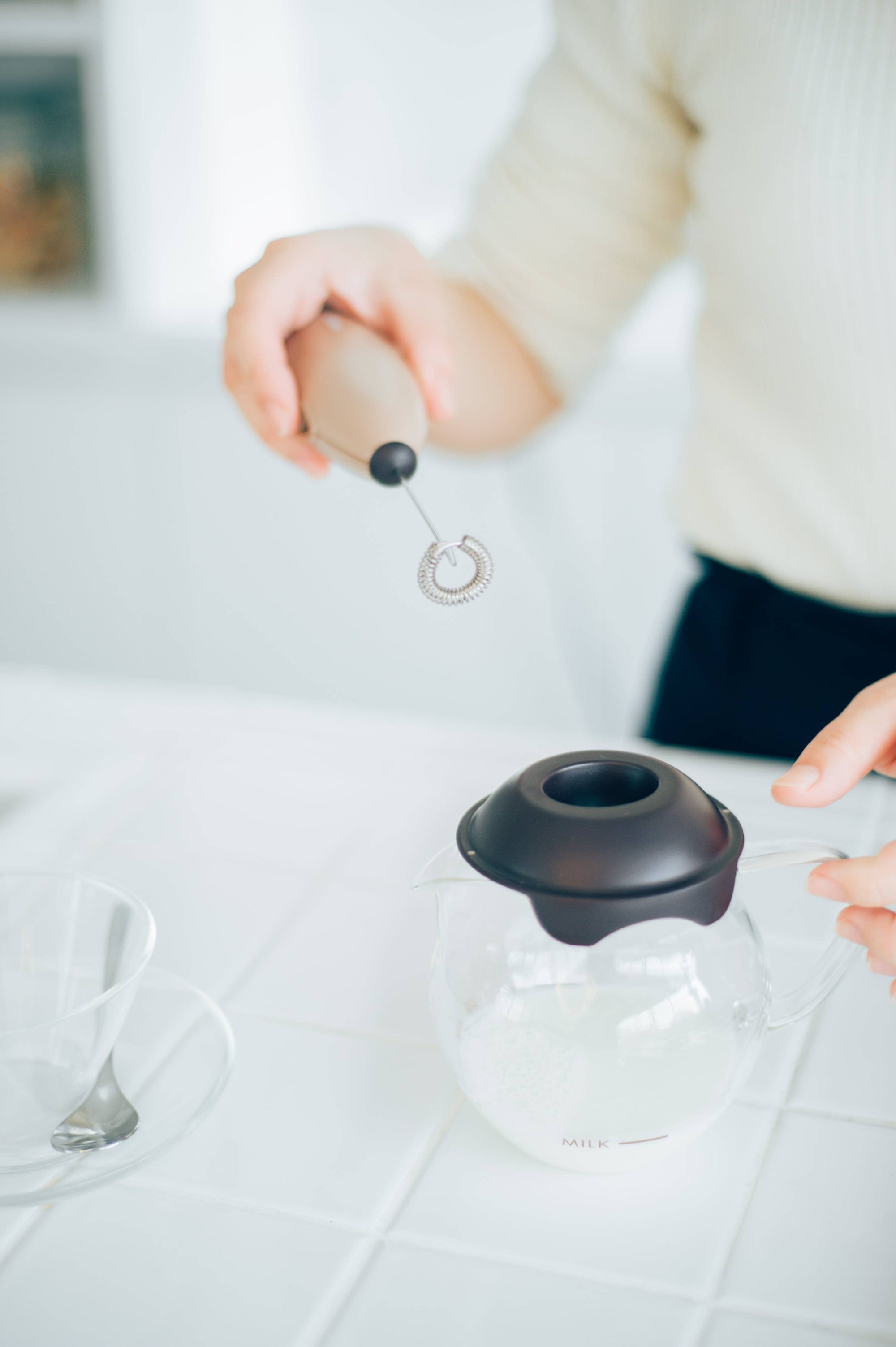 Hario - Matcha Whisk & Creamer Set