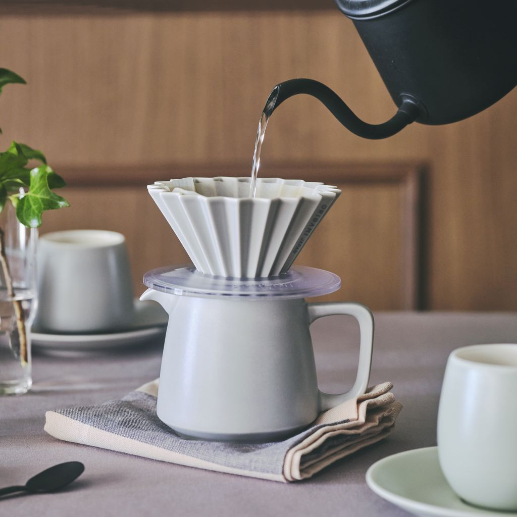 Porcelain Pour Over Coffee Server