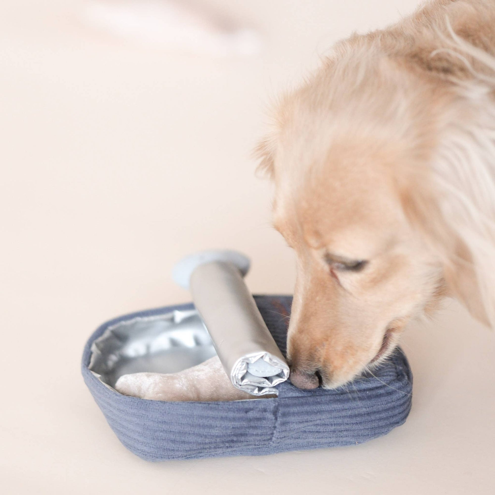 Lambwolf Collective - Enrichment Snuffle + Squeaky  Dog Toy Toy - Sardines