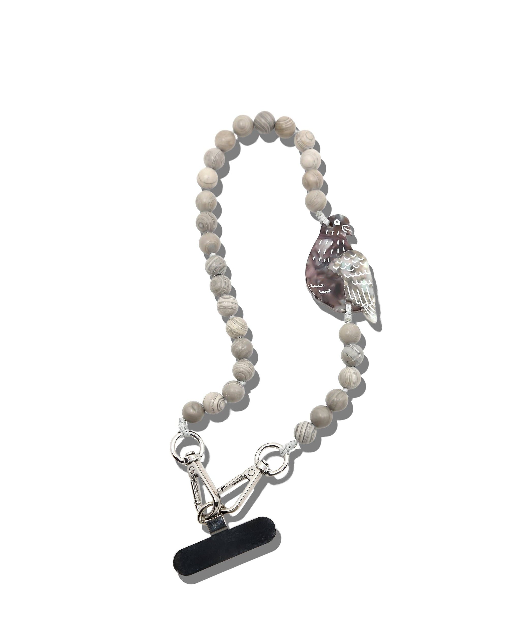 Solar Eclipse - Pigeon Bracelet Phone Chain
