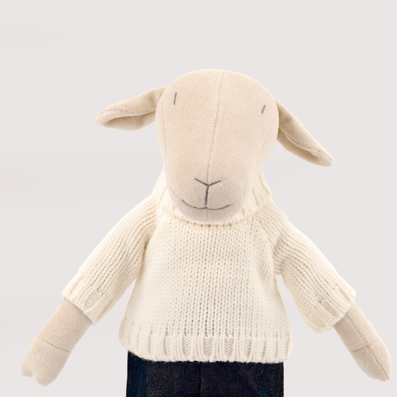 ADADA - Maia The Sheep - Large - Beige - NO CLOTHING