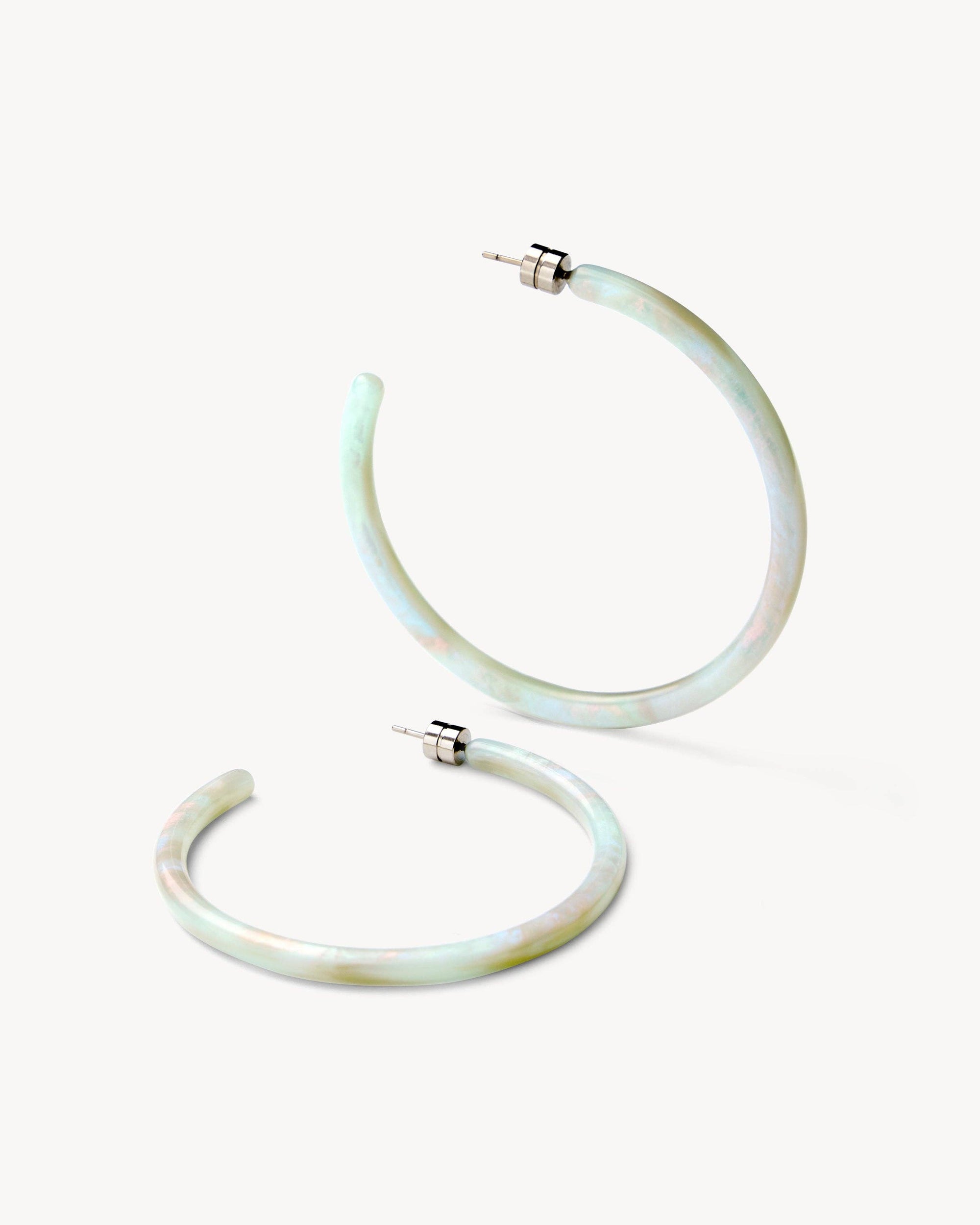 MACHETE - Large Hoops - Astral Mint