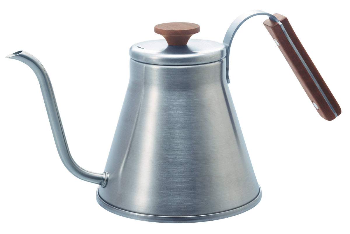 HARIO - V60 Wood Drip Kettle - 1200mL - Silver