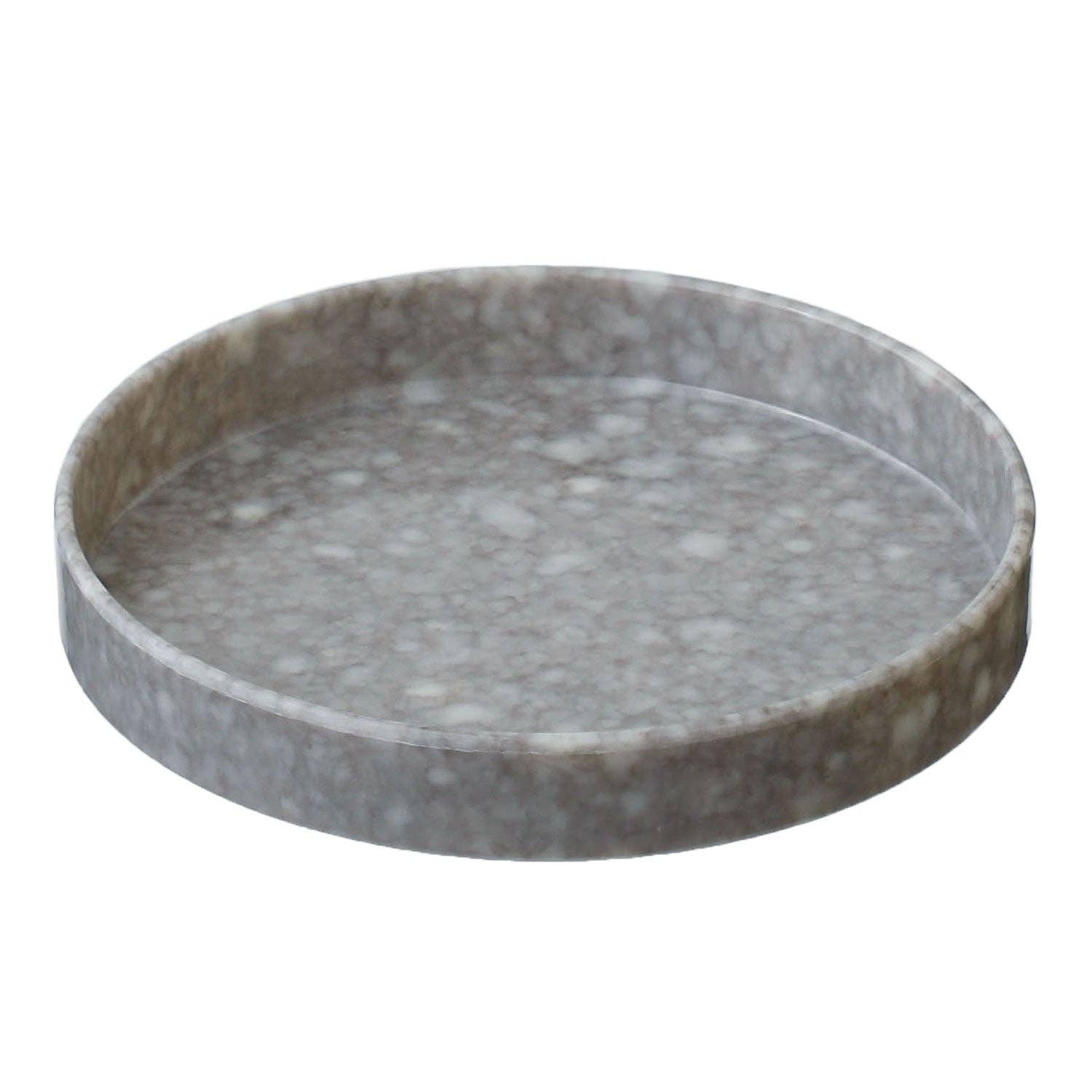 Penco - Marble Circle Desk Tray - Grey