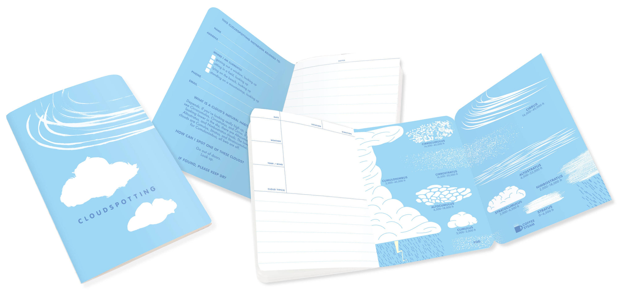 Cloudspotting Pocket Notebook