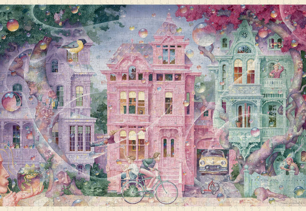 Daniel Merriam: Bubble Street 1000-Piece Jigsaw Puzzle