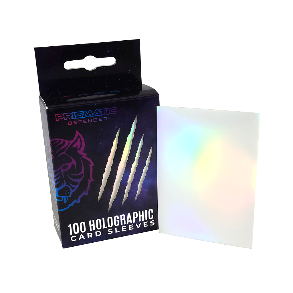 Prismatic Defender® - Holographic Card Sleeves - 3 Foil Designs - White / Oracle