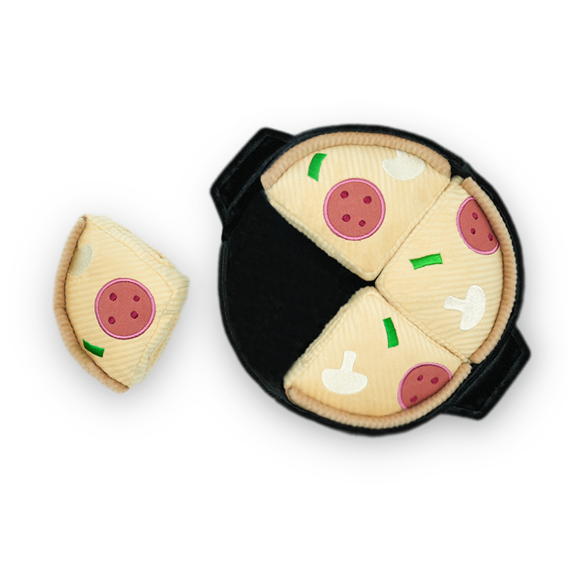 Lambwolf Collective - Enrichment Dog Toy - Deep Dish Pizza