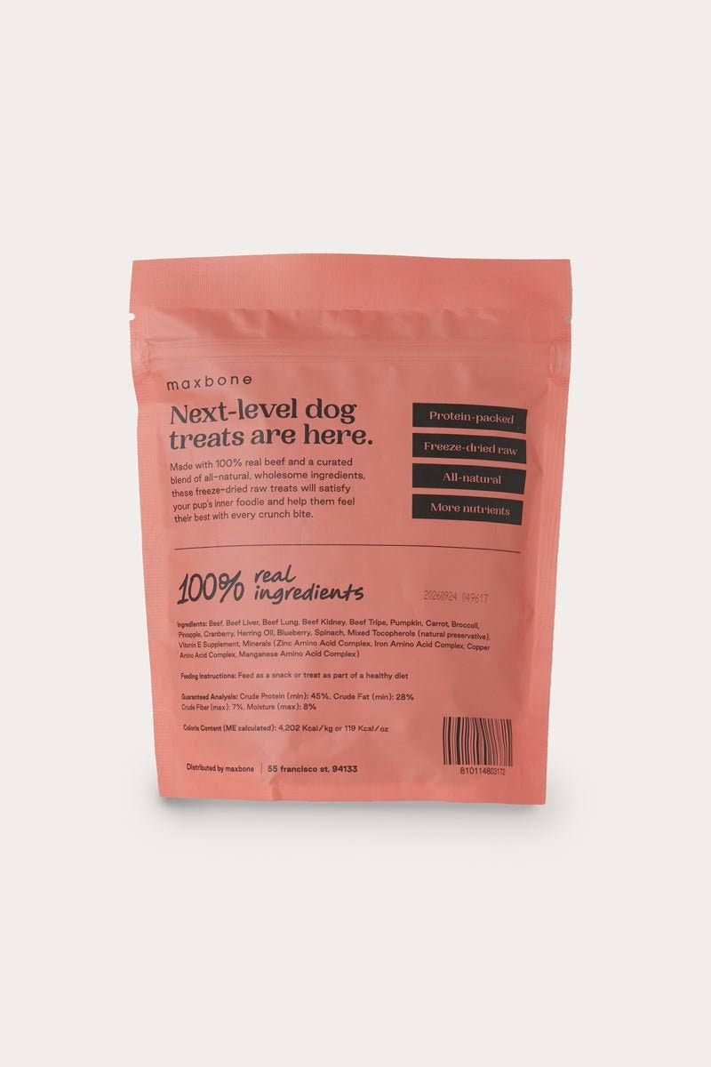maxbone - Harvest Beef Freeze Dried Dog Treats