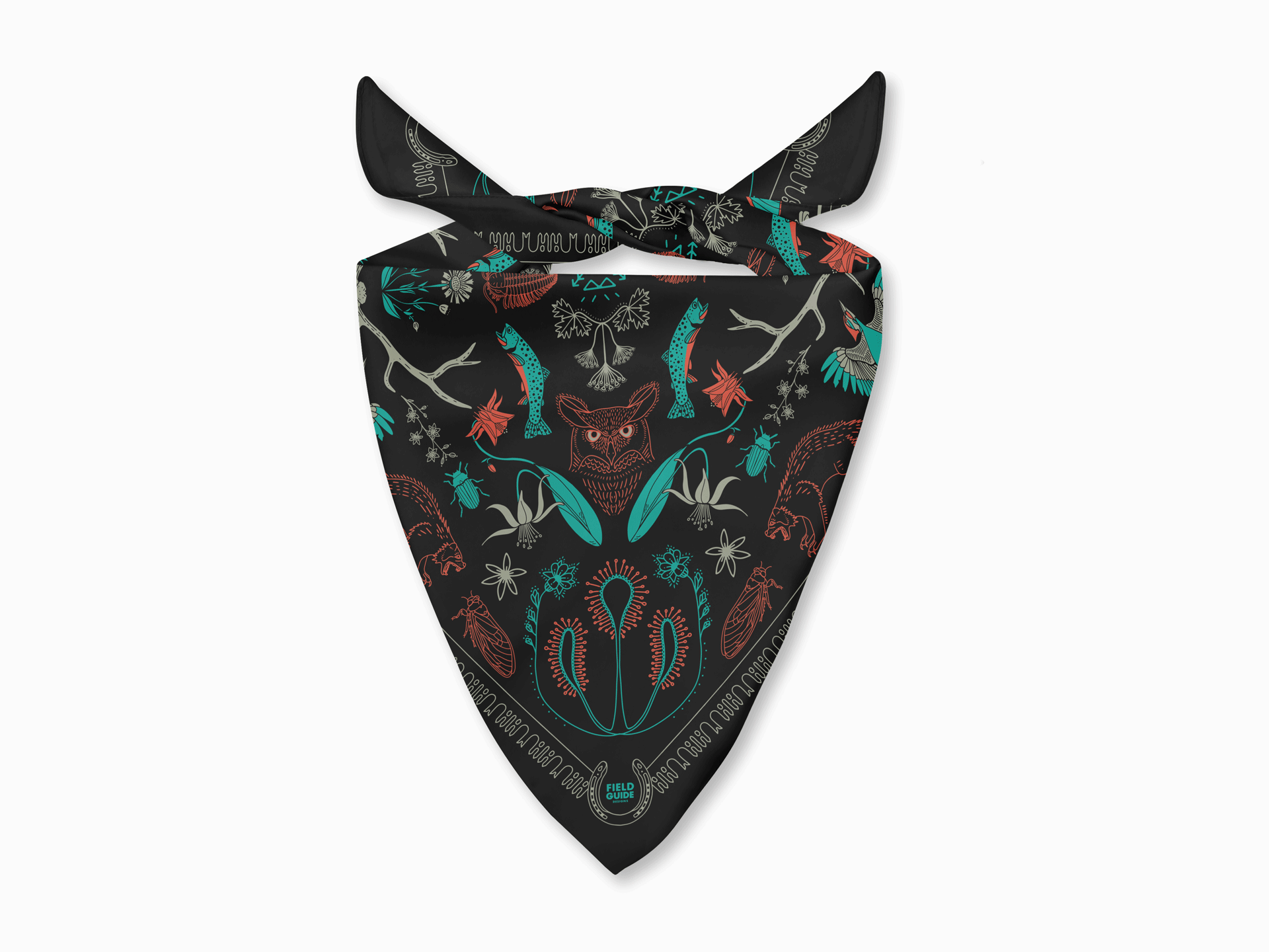 Bob Marshall Wilderness - Montana Landmark Bandana - NEW - Space Camp