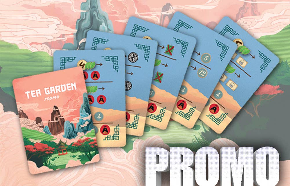 Capstone Games - Tea Garden: Caravan Promo Pack: Expansion / 2, 3, 4 / 90 minutes