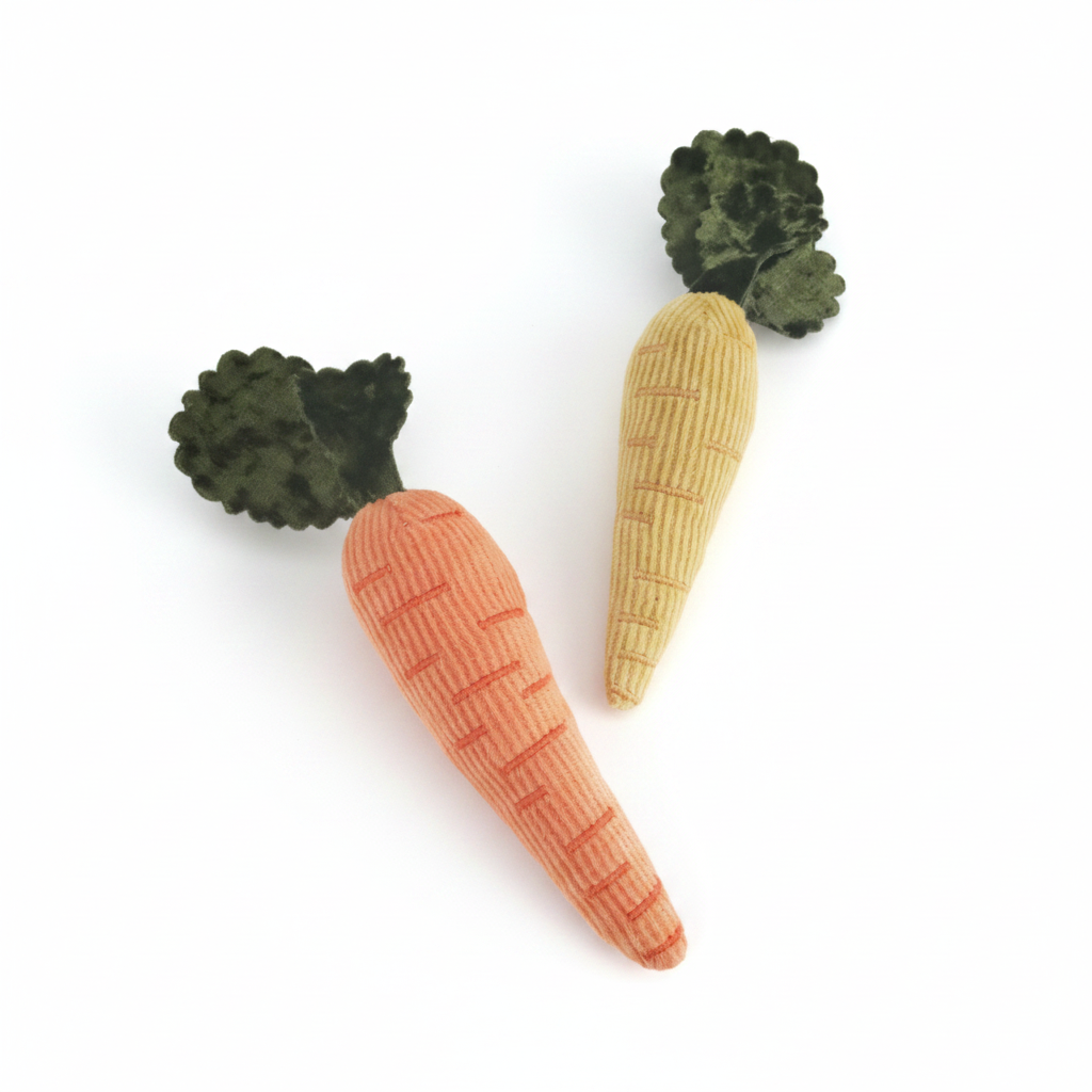 Lambwolf Collective - Catnip Cat Toy - Kitty Baby Carrots