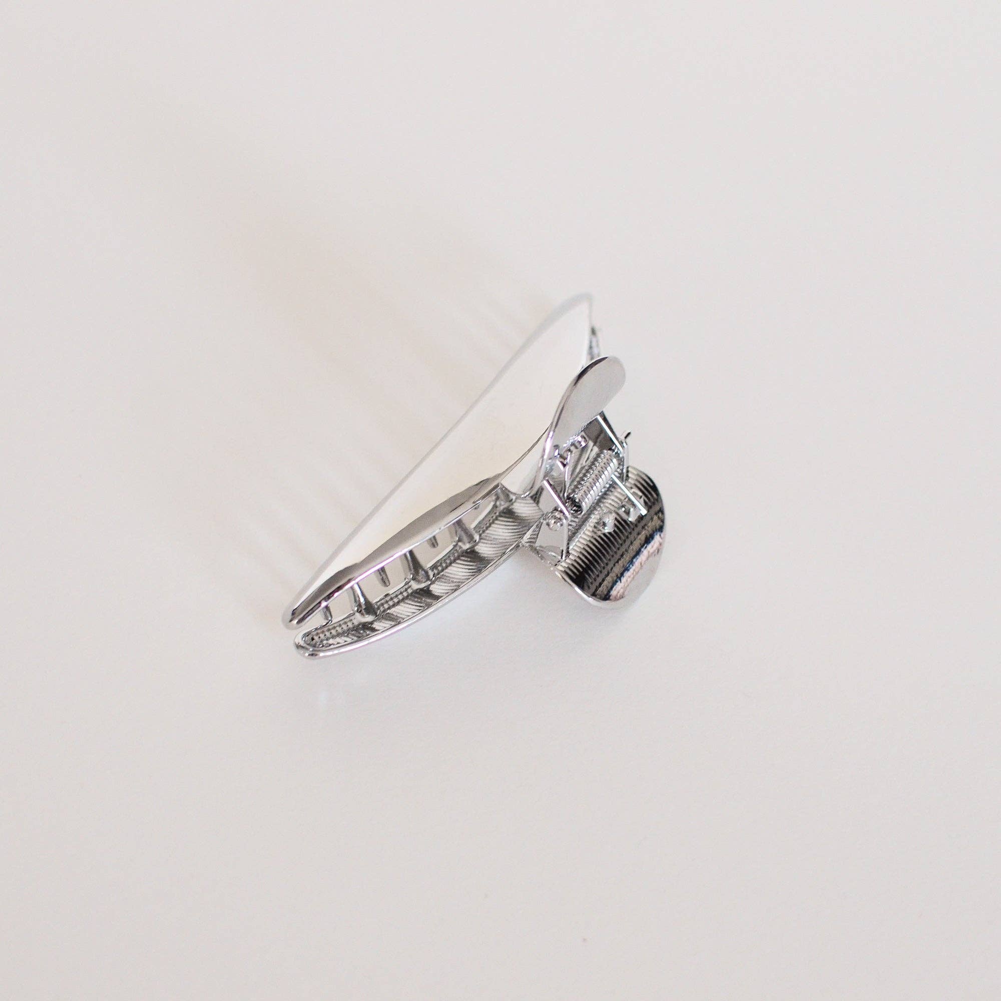 nar'sha - Luna Arc Metal Hair Claw Clip – Silver