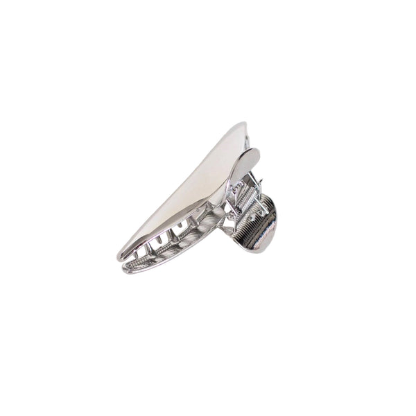 nar'sha Luna Arc Metal Hair Claw Clip Silver
