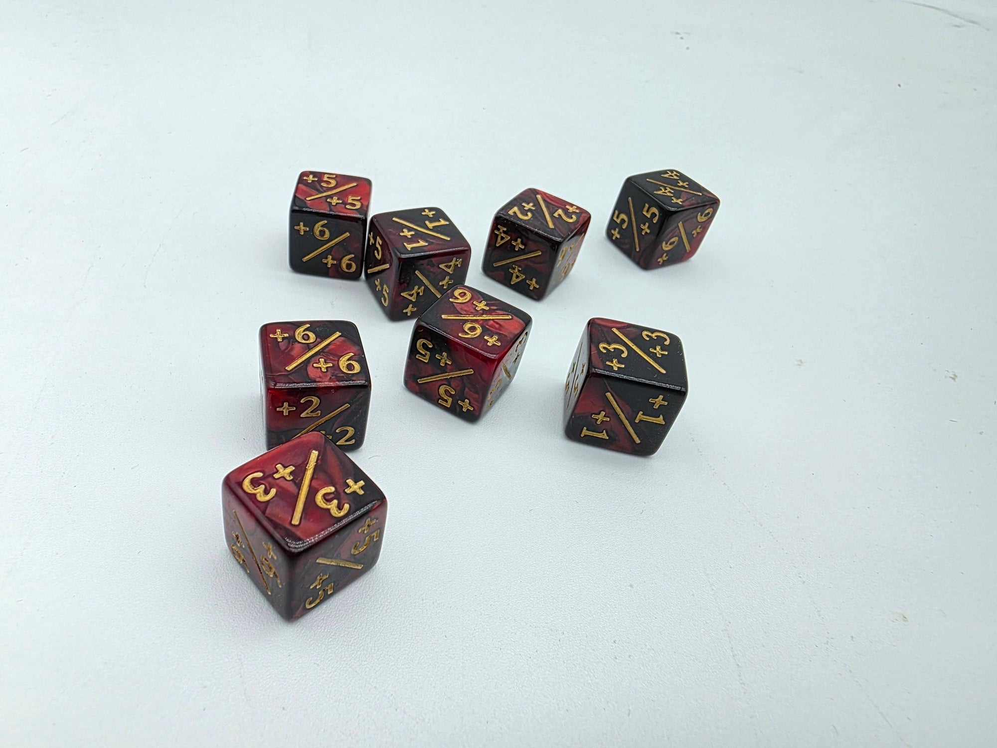 Foam Brain Games - Red & Black +1/+1 Magic Counters