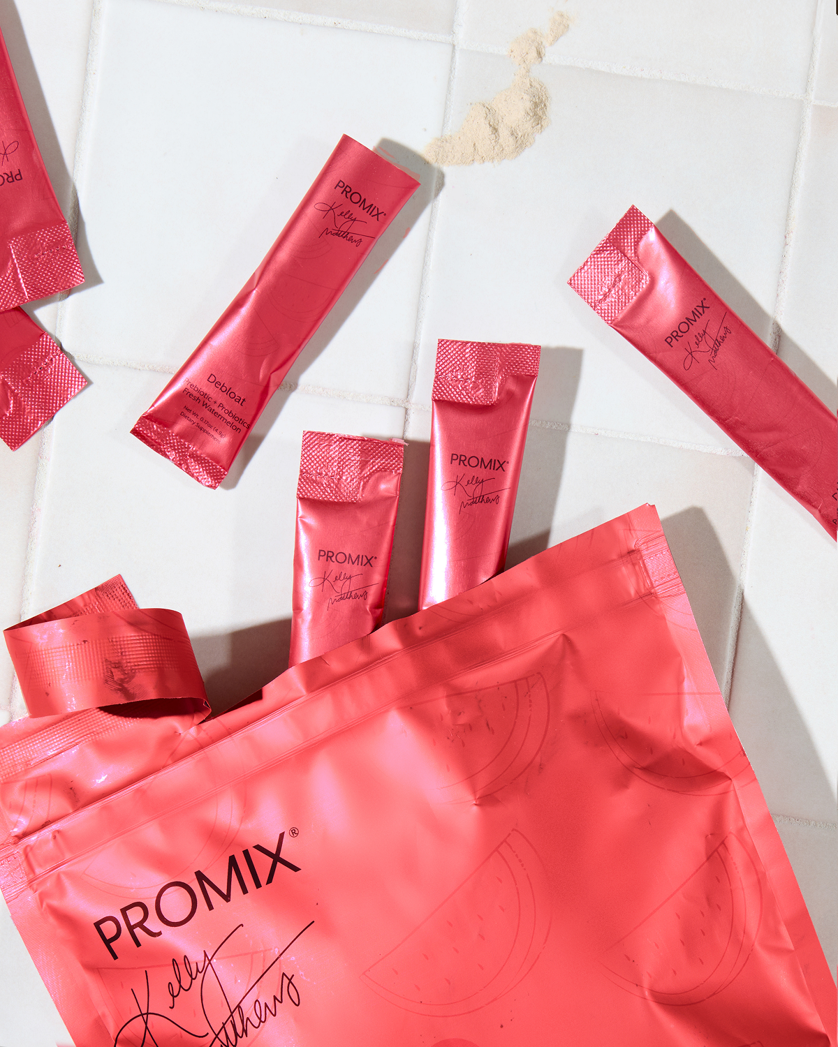 Promix - Debloat: Prebiotic + Probiotic: Watermelon / 30 Single Sticks