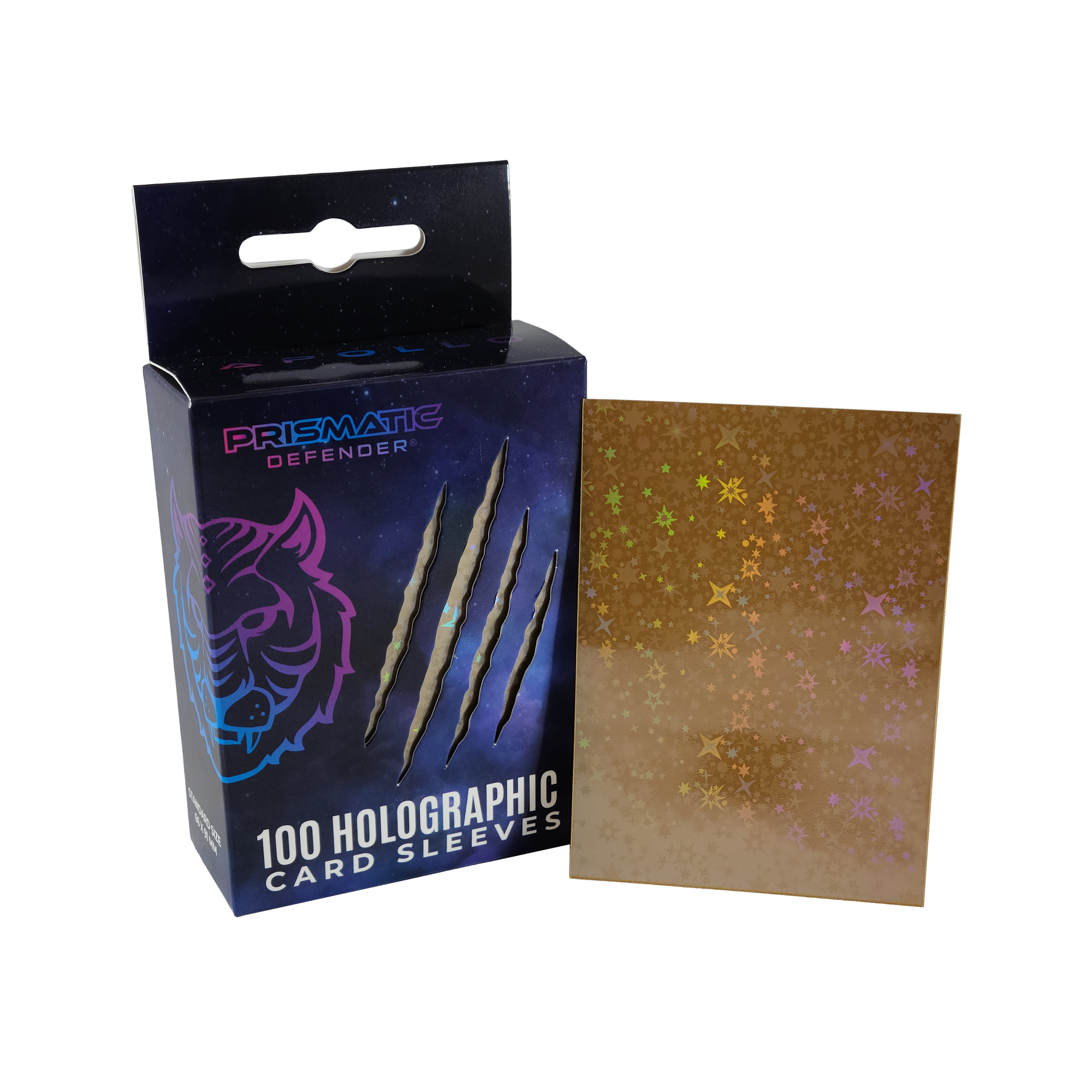 Prismatic Defender® - Holographic Card Sleeves - 3 Foil Designs - Light Pink / Oracle