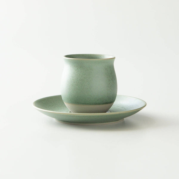 ORIGAMI - Matcha Flavor Cup/Bowl Saucer - Pine Green